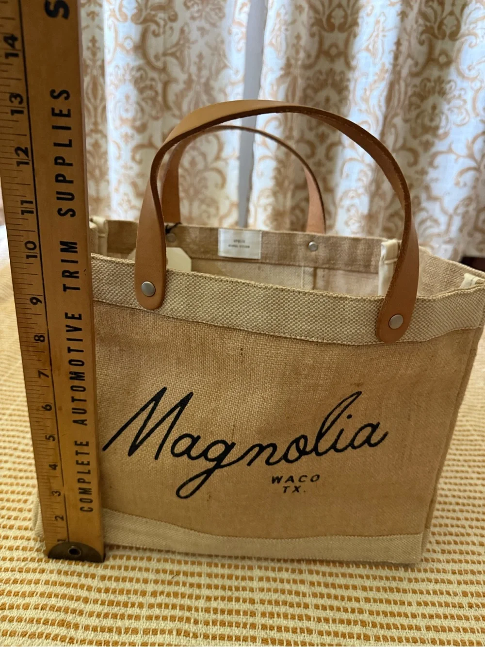 The Magnolia Script Market Tote. NWT